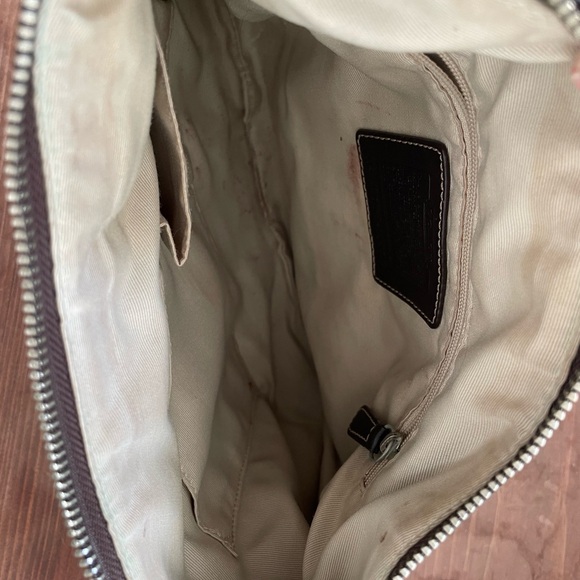 Coach Signature Brown and Tan Hobo Bag - Picture 6 of 7